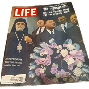 Vintage Original Life Magazine March 26, 1965 Martin Luther King Civil Rights